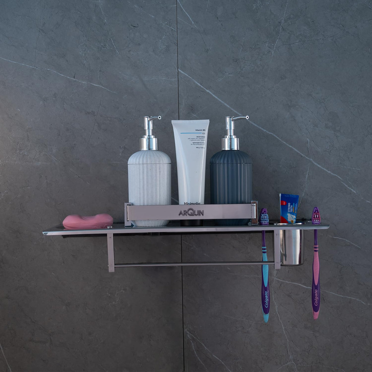 ARQUIN 4 in 1 Shelf Bathroom Shelves | 304 Stainless Steel