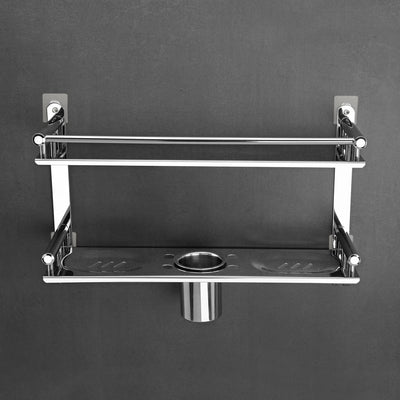 5 in 1 Bathroom Shelf Stainless Steel