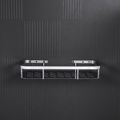 Bathroom Shelf for Wall (5x12 Inch) Stainless Steel Single Matrix