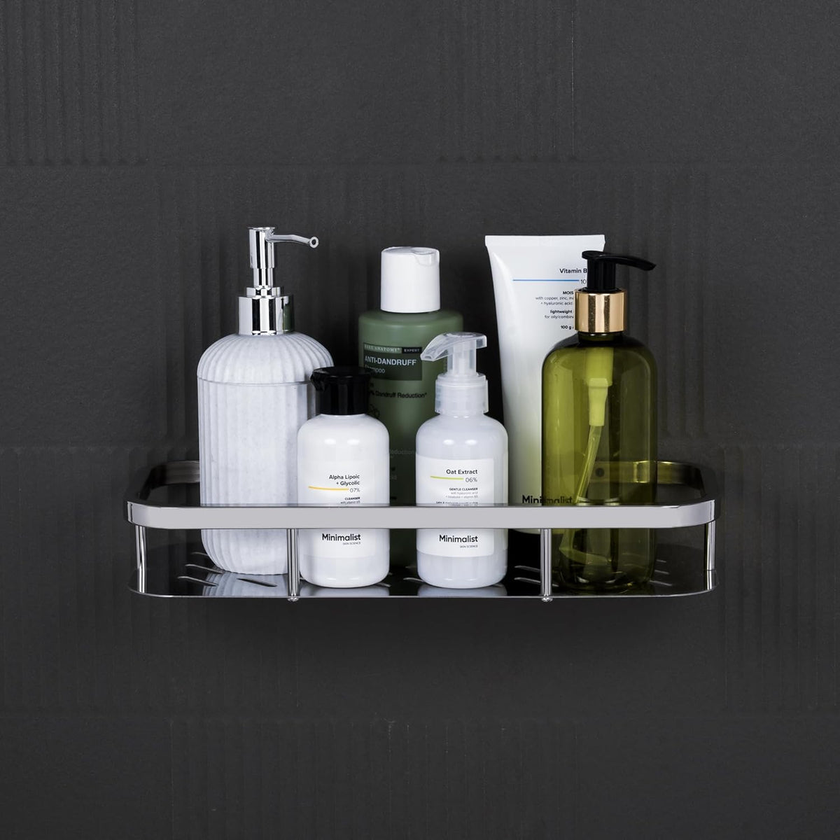 ARQUIN Bathroom Shelf for Wall (14 x 5 Inch) | 304 Stainless Steel