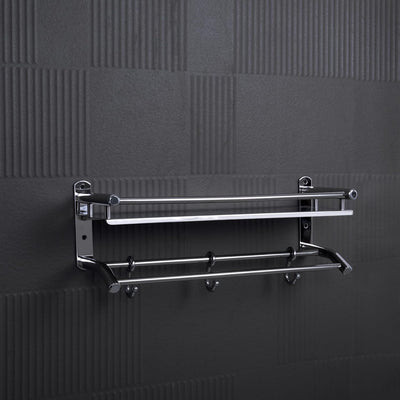 Multipurpose Double Layer 2-Tier Shelf Stainless Steel