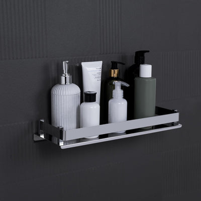 Bathroom Shelf And Racks Wall Mounted Shelves (5x18 Inch) Stainless Steel