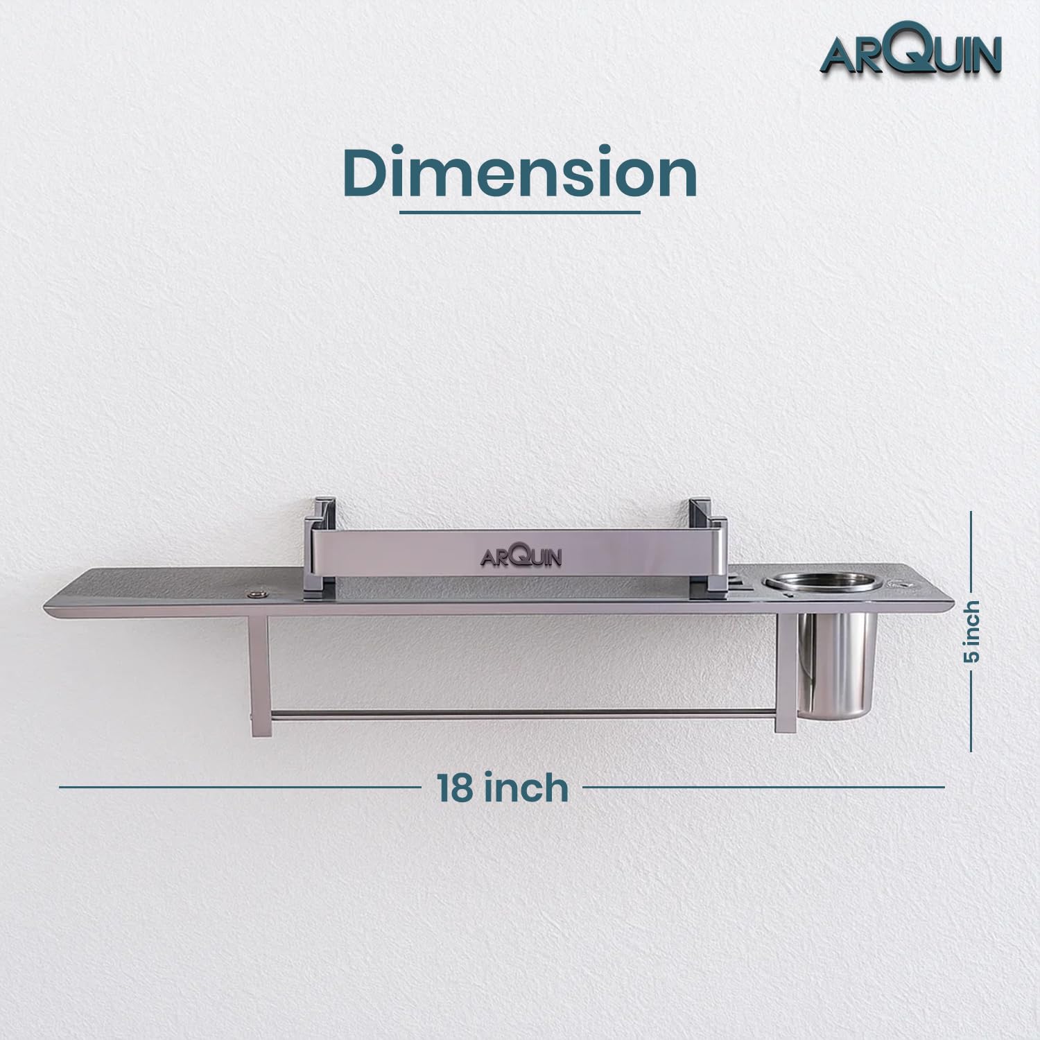 4 in 1 Shelf Bathroom Shelf Stainless Steel