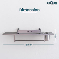 ARQUIN 4 in 1 Shelf Bathroom Shelves | 304 Stainless Steel