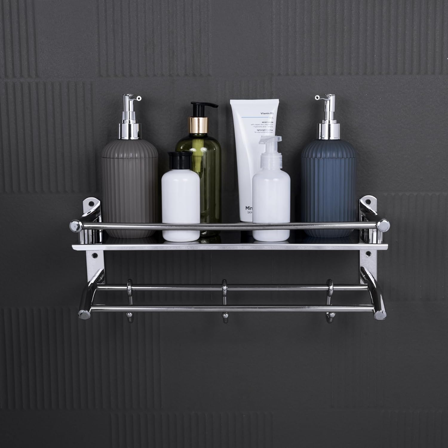 Multipurpose Double Layer 2-Tier Shelf Stainless Steel