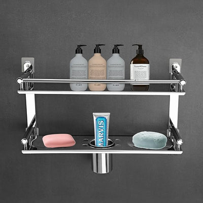 5 in 1 Bathroom Shelf Stainless Steel