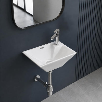 Platinum Ceramic Wall Hung Washbasin CANDY