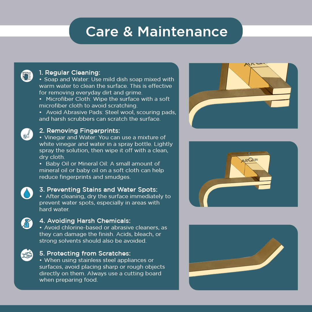 Stainless Steel Gold Napkin Ring/Holder for Bathroom (21.5X5.2X9.8 CM)