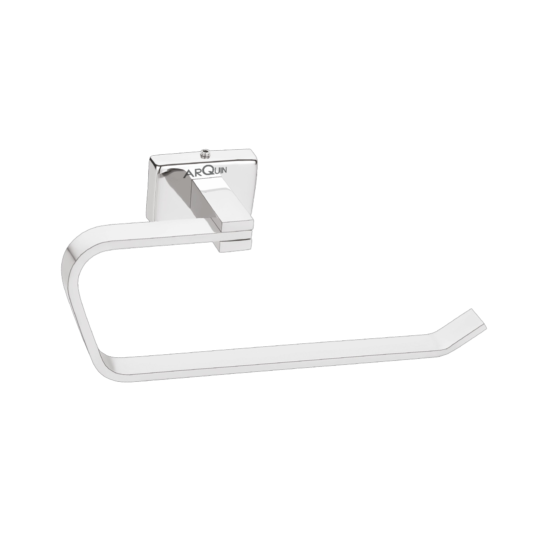 Arquin Stainless Steel Chrome Napkin Ring for Bathroom (21.5X5.2X9.8 CM)