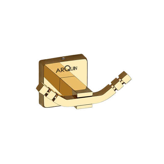 Arquin Stainless Steel Gold Robe/Towel Hook for Bathroom(9.1X5.4X4.6 CM)