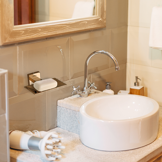 Arquin Stainless Steel Rose Gold Soap Dish Holder for Bathroom (12.5X12X4.6 CM)