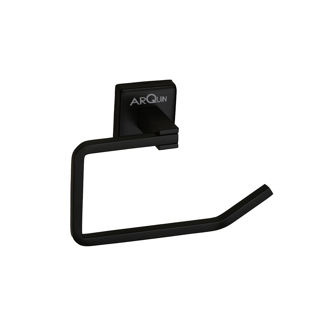Arquin Stainless Steel Black Matt Toilet Paper Holder for Bathroom