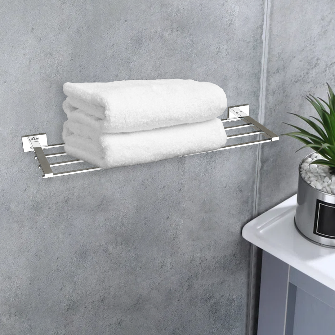 Stainless Steel Chrome Towel Rack for Bathroom (61X21X4 CM)