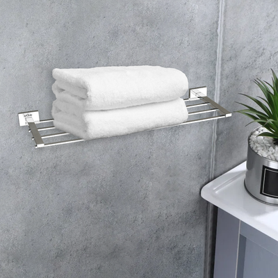 Stainless Steel Chrome Towel Rack for Bathroom (61X21X4 CM)