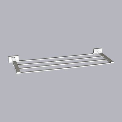 Stainless Steel Chrome Towel Rack for Bathroom (61X21X4 CM)