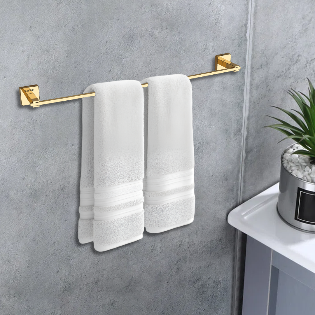 Stainless Steel Gold Towel Rod/Stand for Bathroom (61X7X4.6 CM)