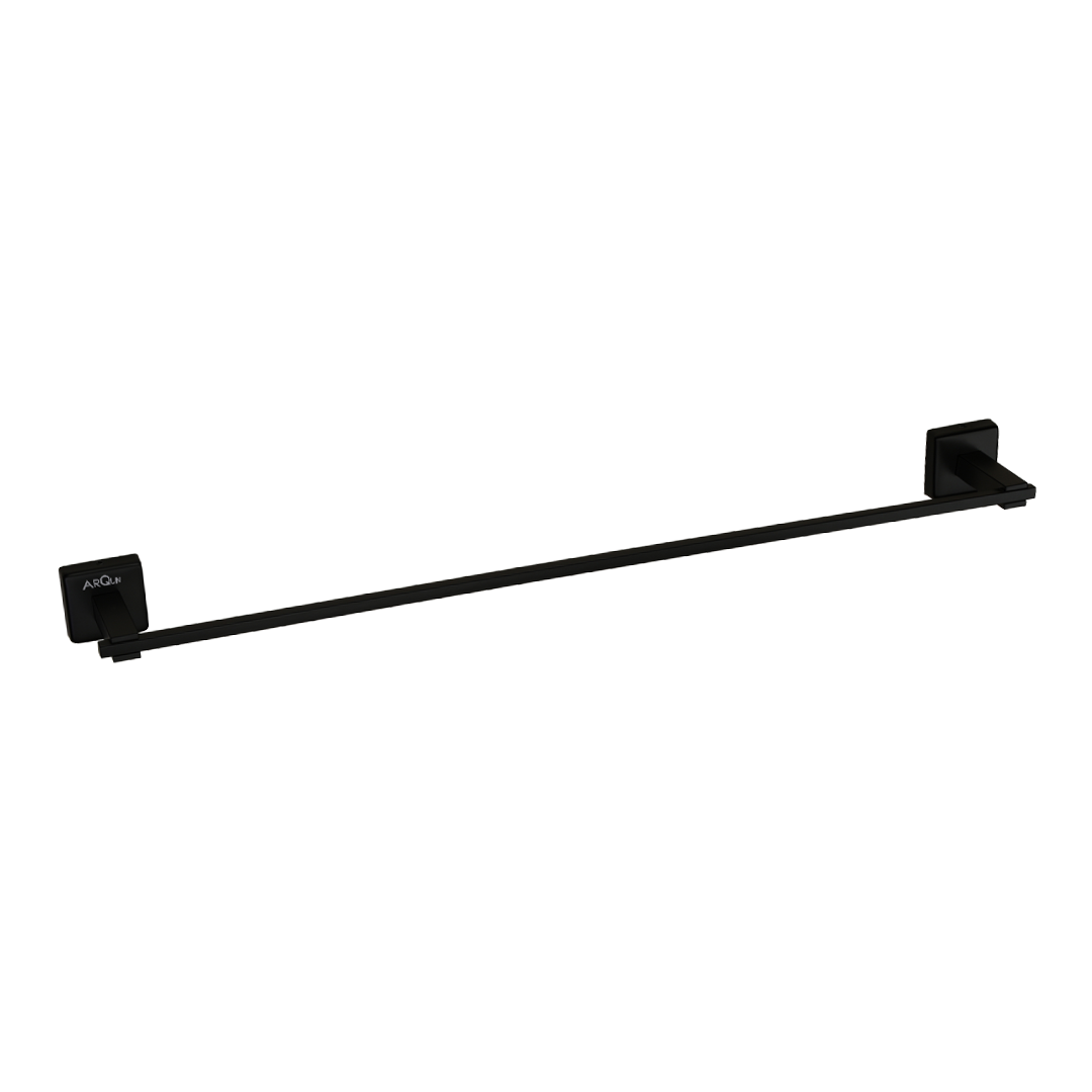 Arquin Stainless Steel Black Matt Towel Rod/Stand for Bathroom (61X7X4.6 CM)