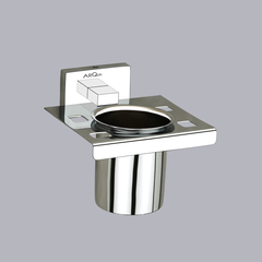 Arquin Stainless Steel Chrome Tumbler Holder for Bathroom (12X12.3X9.5 CM)