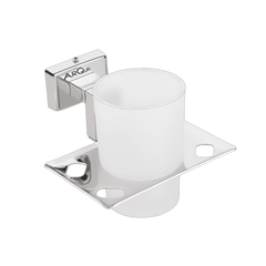 Arquin Stainless Steel Chrome Tumbler Holder for Bathroom (12.4X12.3X9.5 CM)