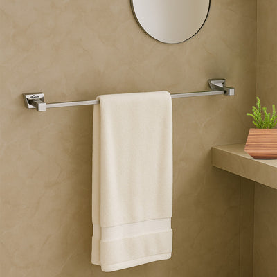 Heavy Grade Stainless Steel Towel Rod Hanger | Towel Holder for Bathroom