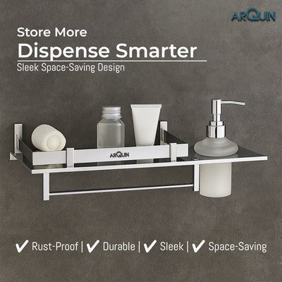 3 in 1 Bathroom Shelf Stainless Steel