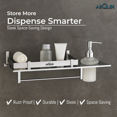ARQUIN 3 in 1 Bathroom Shelves | 304 Grade Stainless Steel