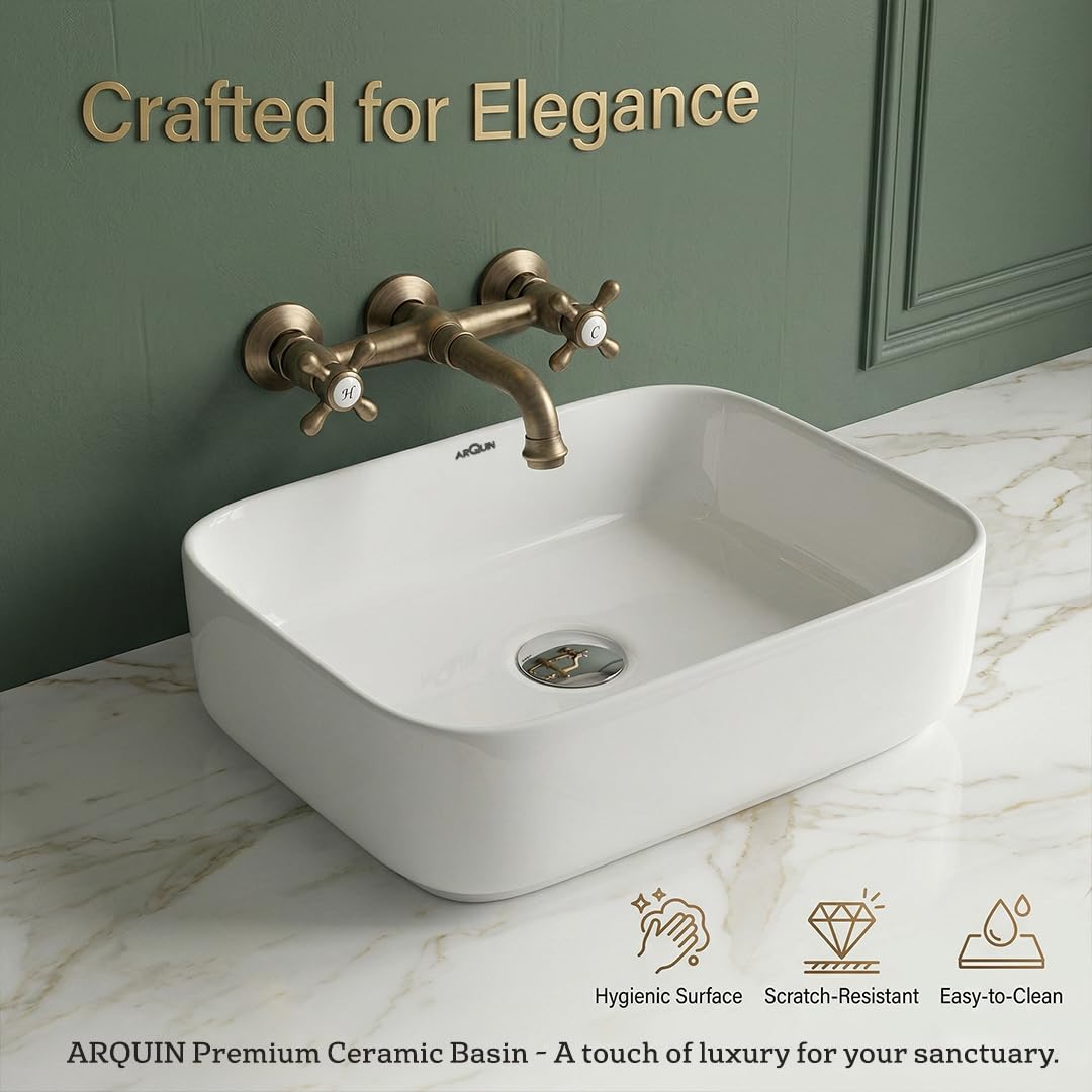 Ceramic Glossy Rectangular Countertop JAGUAR