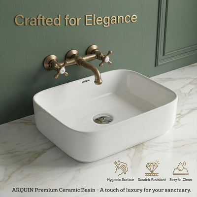 Ceramic Glossy Rectangular Countertop JAGUAR