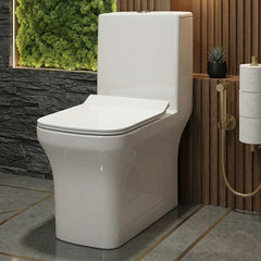 One Piece Ceramic Toilet Commode (COMPASS)