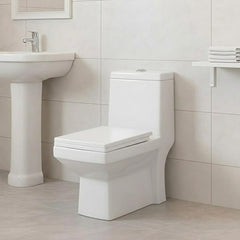 One Piece Ceramic Toilet Commode (CRYSTAL)