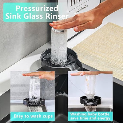 Waterfall Smart Kitchen Sink (24x18x9 Inch)