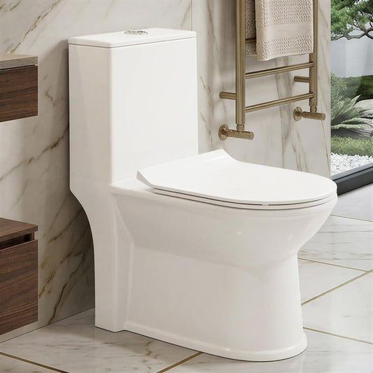 One Piece Ceramic Toilet Commode(LEXUS-Rimless)