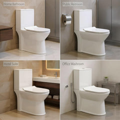 One Piece Ceramic Toilet Commode(LEXUS-Rimless)